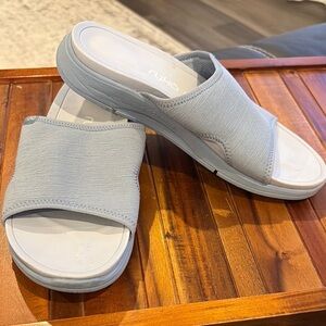 Ryka Women's Blue Slide Sandals. 8.5W